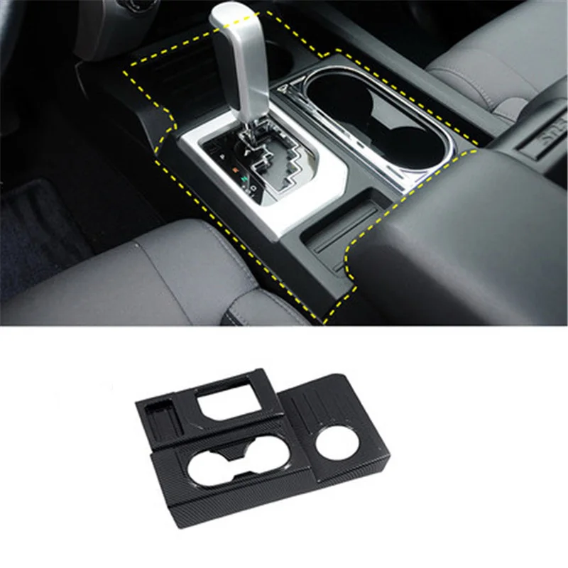 

For 2014-2020 Toyota Tundra 1PC ABS Carbon Fiber Grain Gear Panel Decoration Cover