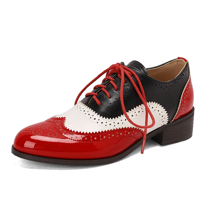Dark Academia Shoes Womens Oxford Shoes U-lite Women's Lace-up