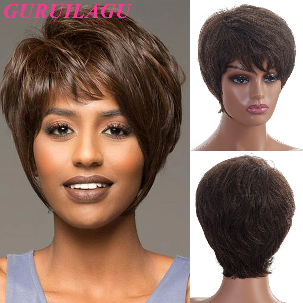 Afro Women Short Kinky Curly Wig Wavy Hair Wigs Daily Party Wigs Price