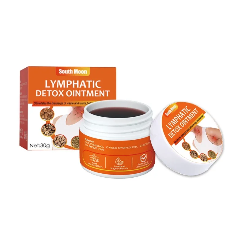 Herbal Lymphatic Detox Cream Breast Armpit Anti-Swelling Node Ointment Treatment Chest Medical Ointment Lymph Care Cream
