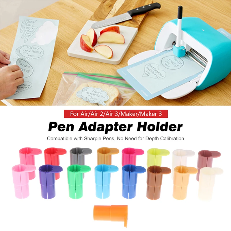 3/6PCS Pen Adapter Holder Cutting Machine Pencil Case Cricut Tool Compatible with Cricut Explore Air 3/Air 2/Air/Maker/Maker 3