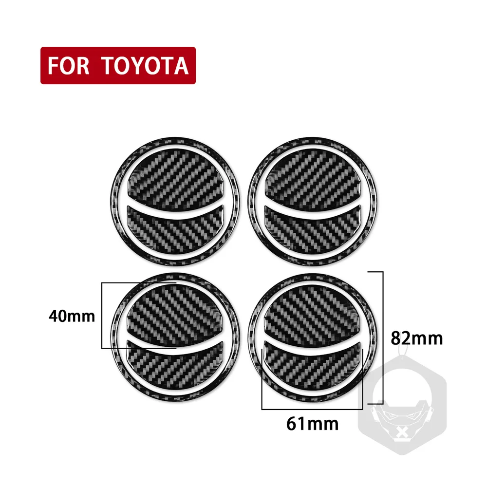 

4 шт., декоративные наклейки для Toyota Takuma 15-20