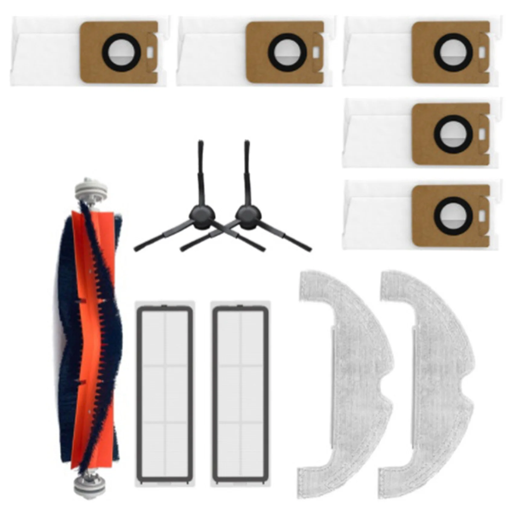 

Для Dreame Bot Z10 Pro L10 Plus Запчасти для пылесоса пылесборник фильтр боковая щетка основная щетка насадка на швабру аксессуары