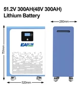 Batterie lithium EASUN 48V 100Ah 300Ah 15Kwh avec BMS Bluetooth, 6000+ cycles de vie, LiFePO4, stockage d'énergie pour l'UE 7
