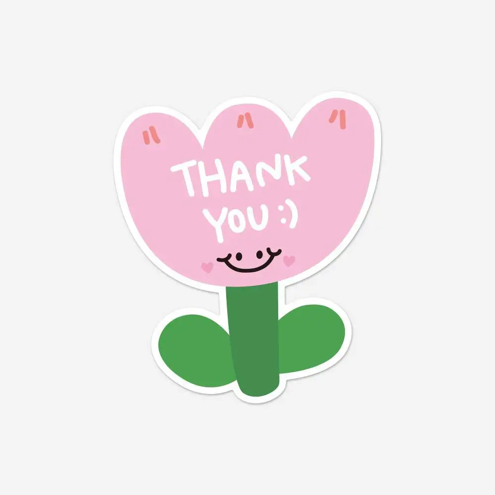 Thank You Cards 30pcs Flower Shaped Pink Thank You For The Copperplate Paper Gift Packaging Card Holiday Wedding Decoration Card thank you cards