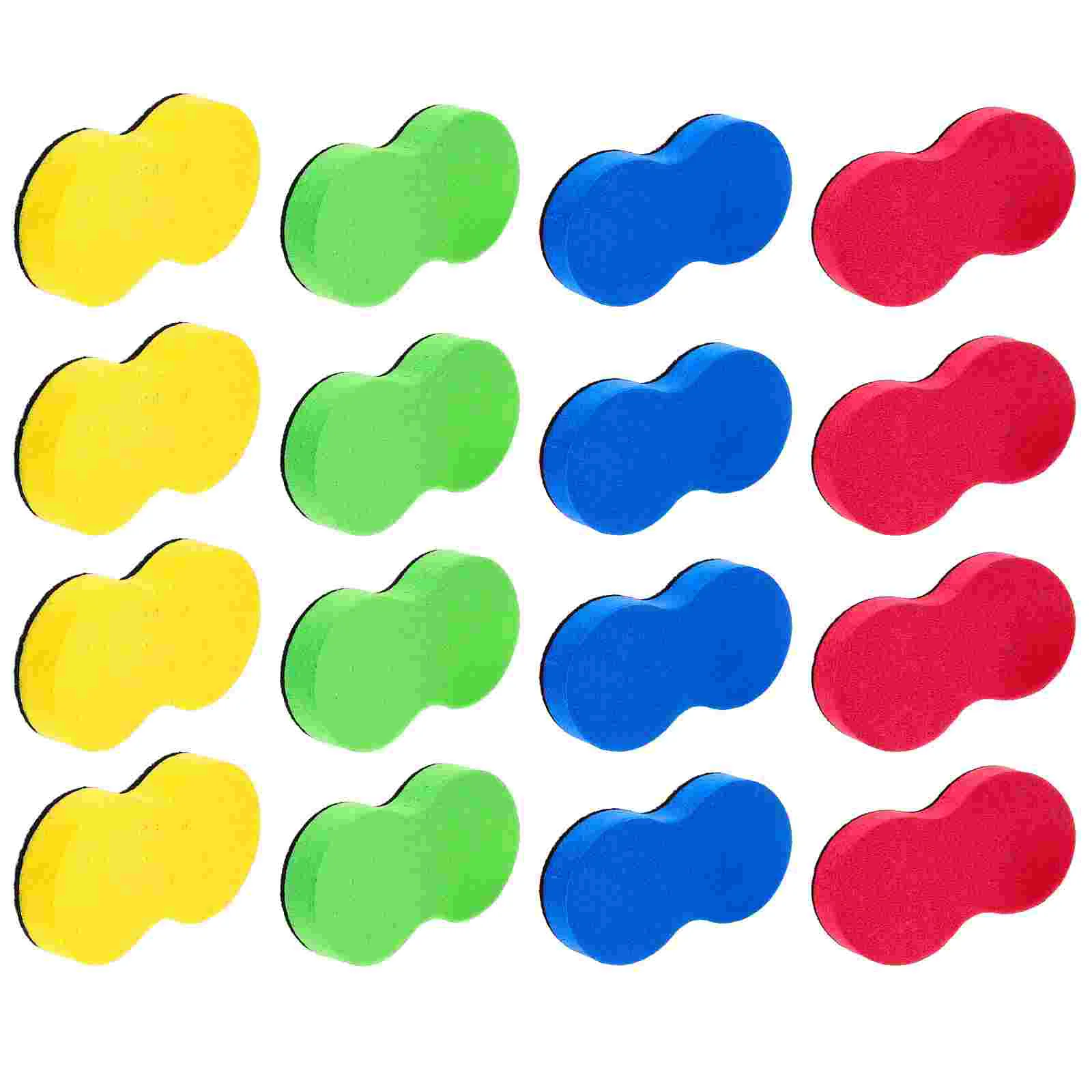 

20 Pcs Portable Whiteboard Erasers Rectangle Classroom Chalkboard for Kids Eva Wipe Tool Mini Dry Office Magnetic