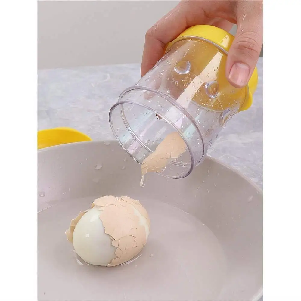 New Household Automatic Shell Peeling Machine Cooked Egg Shelling Machine Plastics Hand-operated Shell Remover Kitchen Gadget