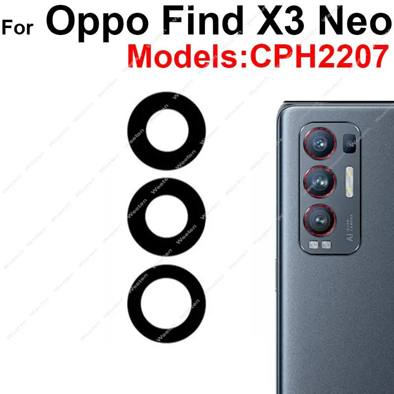 COVER POSTERIORE PER OPPO FIND X3 PRO (CPH2173 PEEM00) NERO MATERIALE ORIGINALE