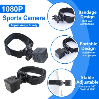 MD25 Micro Video Record Camera 1080P HD Voice Comrecorders Mini Cam espia Infrared Night Vision Recording Clip Sports DV 2