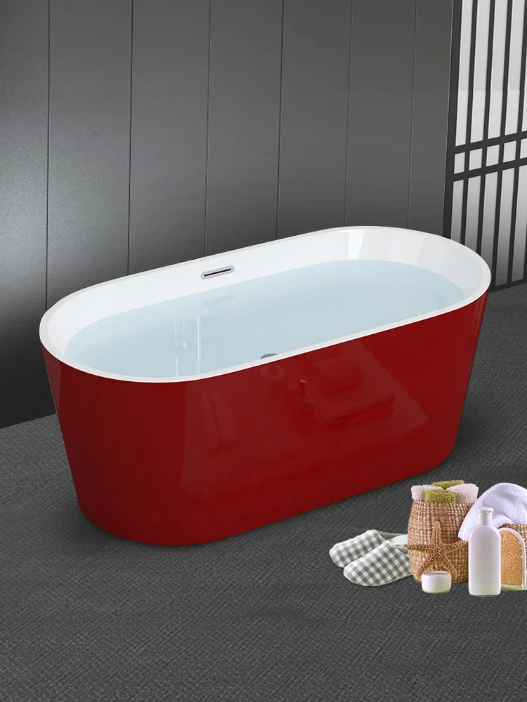 Bathtubhouseholdacrylicindependentonebathroomadultsmallbathtub