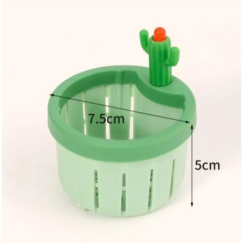 Cactus Sink Filter Household Kitchen Drainage Basket Sink Debris Anti-blocking Anti-smell Anti-bug Strainer Accessories 1pc sink filter kitchen sink filter sink strainer kitchen sink strainer