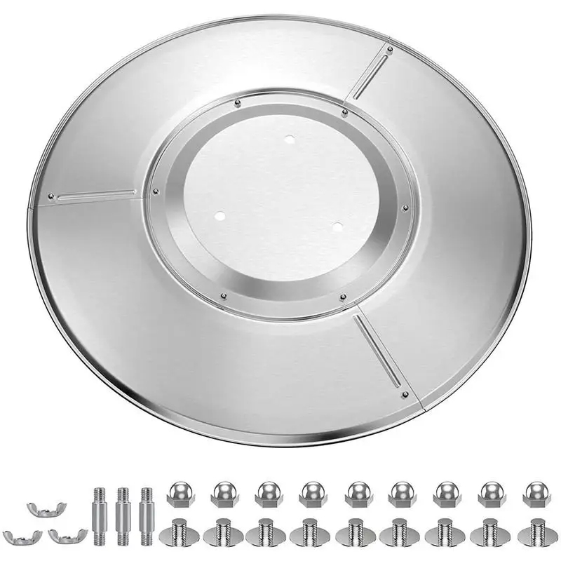 

Outdoor Patio Heater Reflector Shield Dustproof Heater Focusing Reflector Safe Propane Heater Focusing Reflector