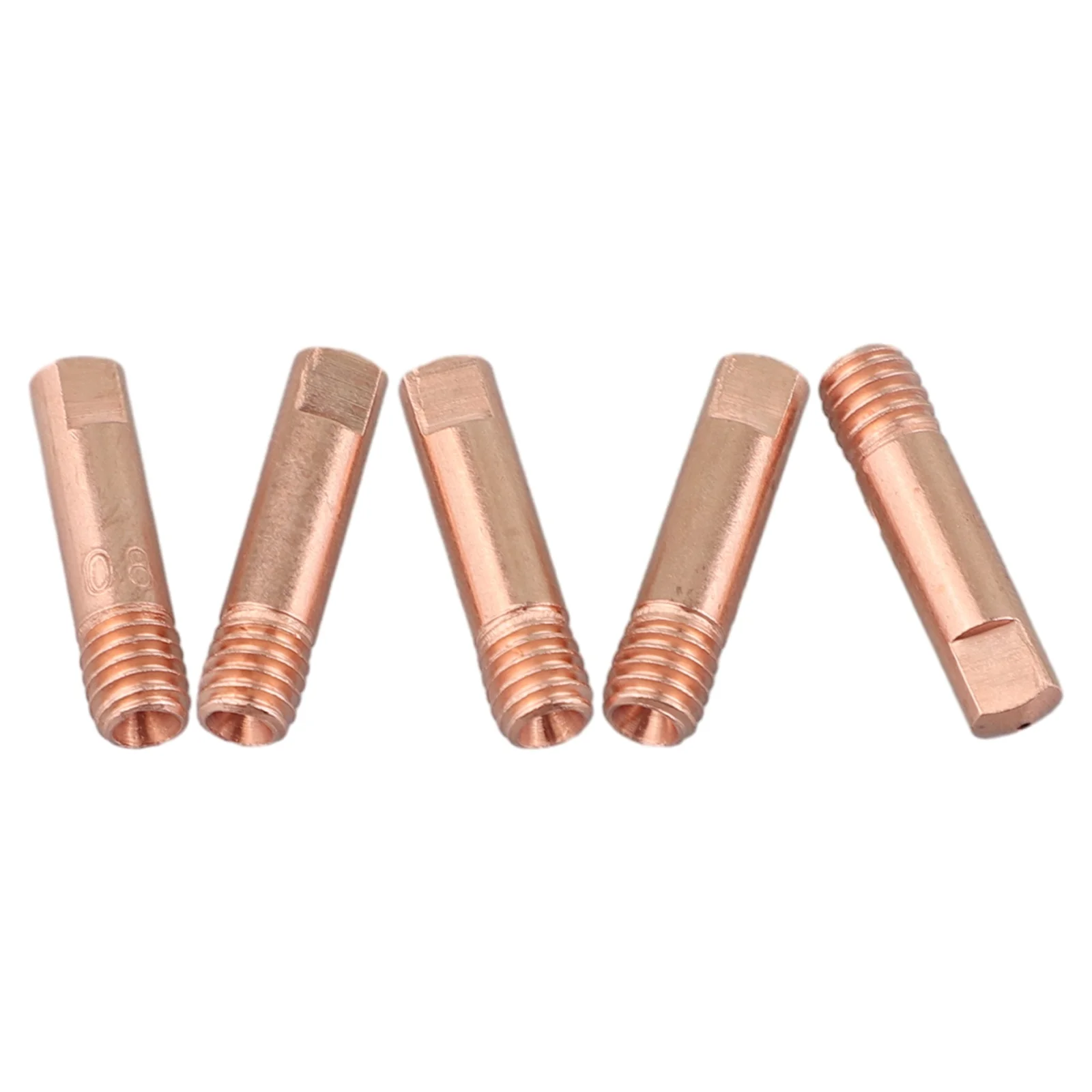 

Tips Gas Kits Set Nozzles Copper 25*6mm 10Pcs 10x 0.8/1.0/1.2mm MB-15AK MIG/MAG Welding Torch Sale Durable Practical