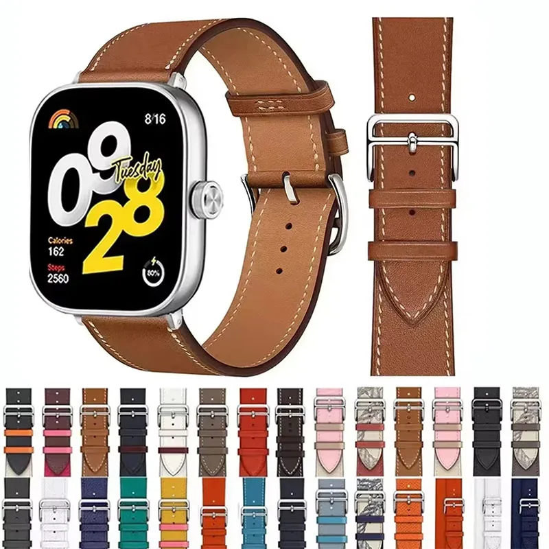 Premium Leather Watch Strap - Universal 20mm/22mm Bracelet Replacement