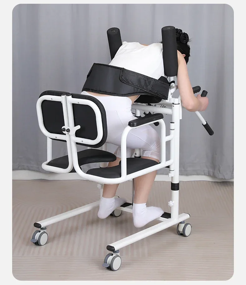 Commode Chair Elderly Care Device Folding Shower Toilet Bathroom Patient Lift Transfer Chair For Elderly And Disabled People 4