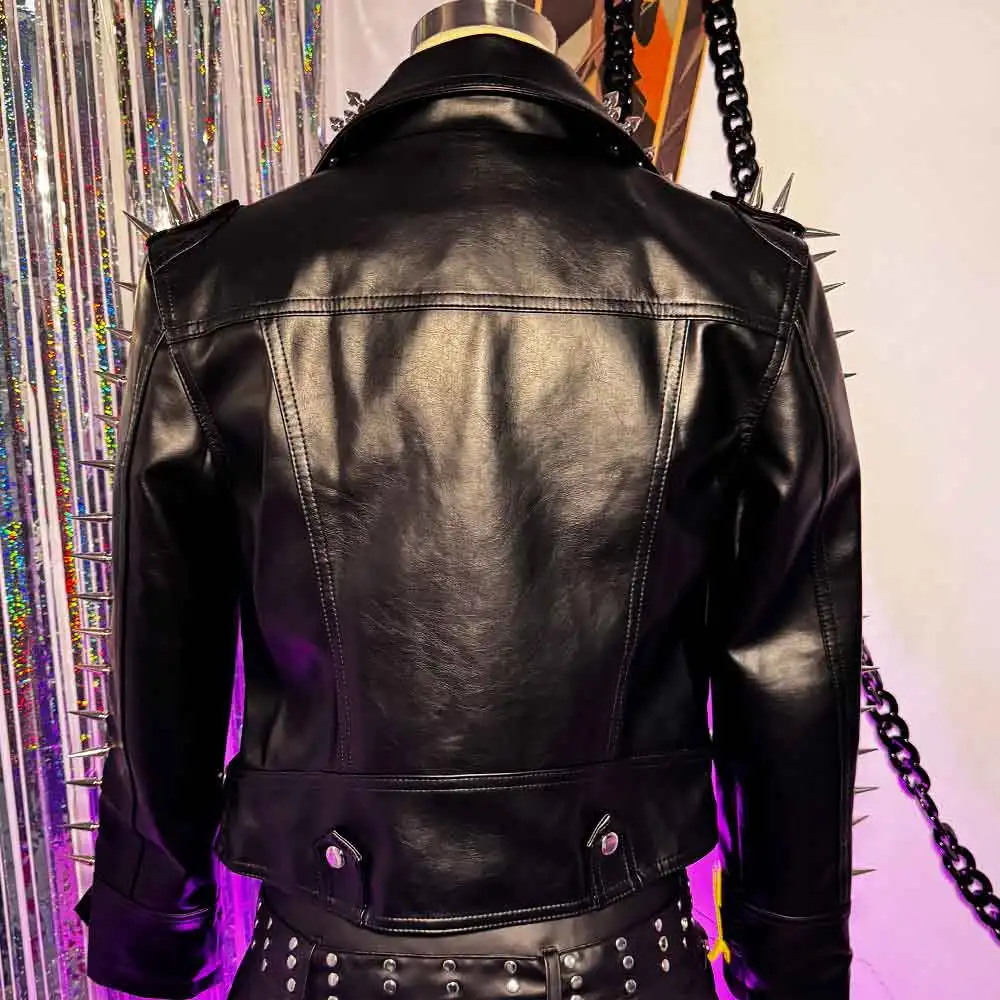 Gothic E-Girls Digital Glitch Core Skull Trendy Punk Rock Harajuku