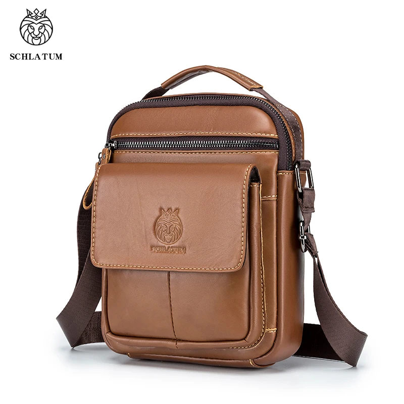 Genuine Leather Mens Leather Shoulder Men's Genuine Leather Shoulder