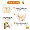 3 Sizes Beeswax Wraps For Food Reusable Fresh Keeping Storage Eco Friendly Beeswax Food Wraps Reusable Beeswax Food Wrap Fabric 3
