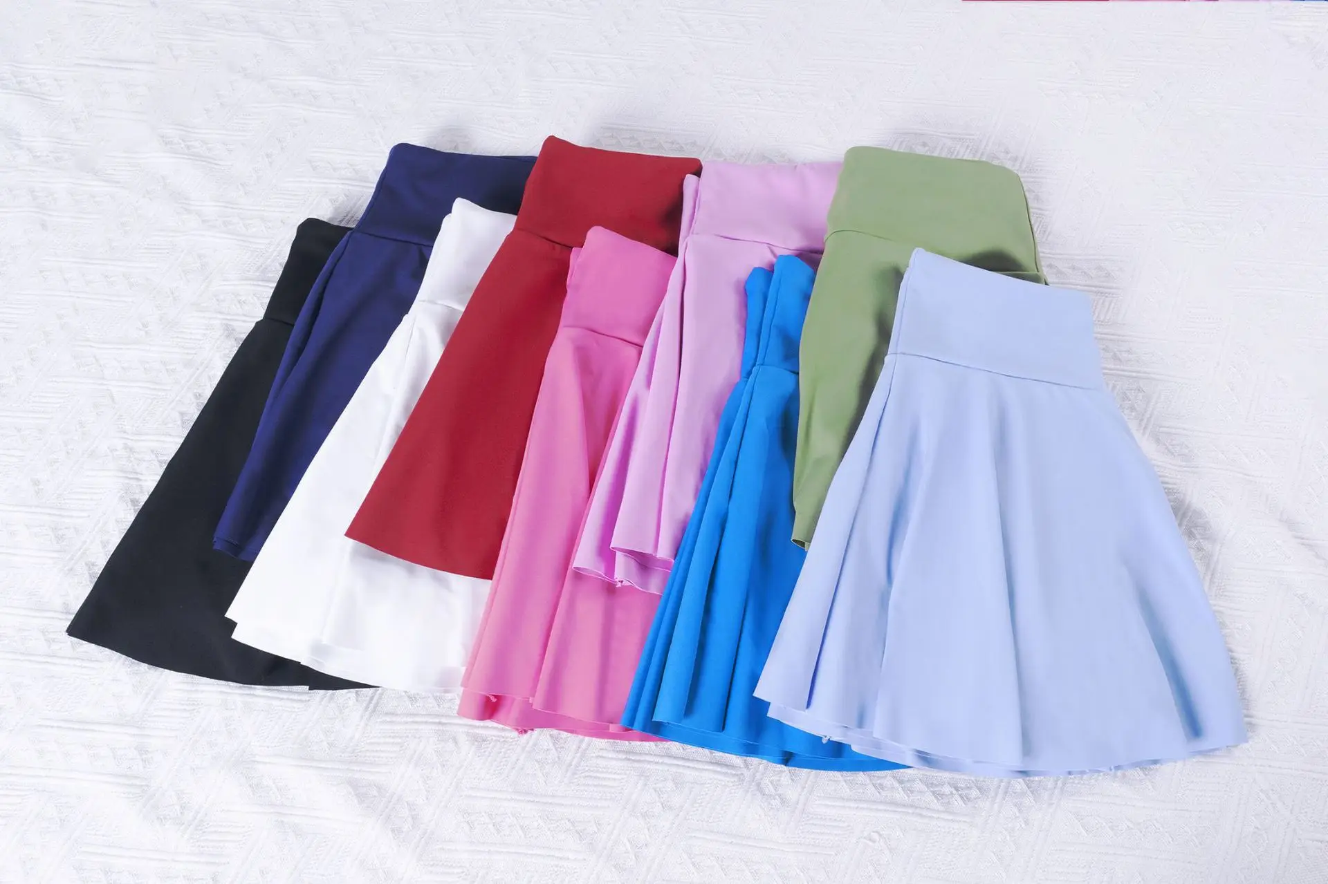 Women Sports Short Skirt Yoga Shorts Phone Pocket High Waist Fitness Running Tennis Badminton Anti Exposure Skirt Gym Sportswear