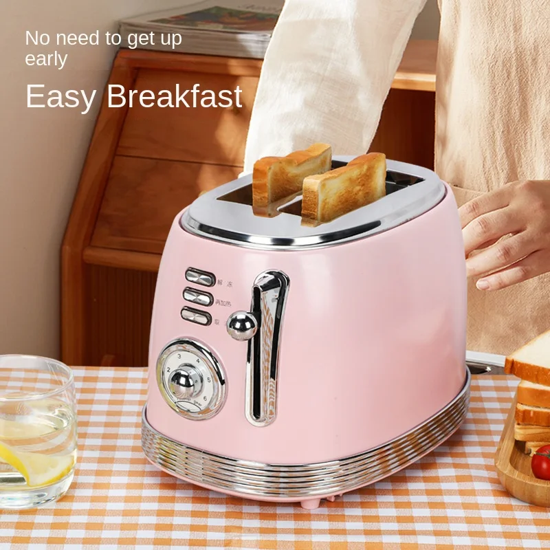 220V Electric Bread Toster Bread Making Machine Toaster Breakfast Machine Sandwich Maker 2 Slice Taster