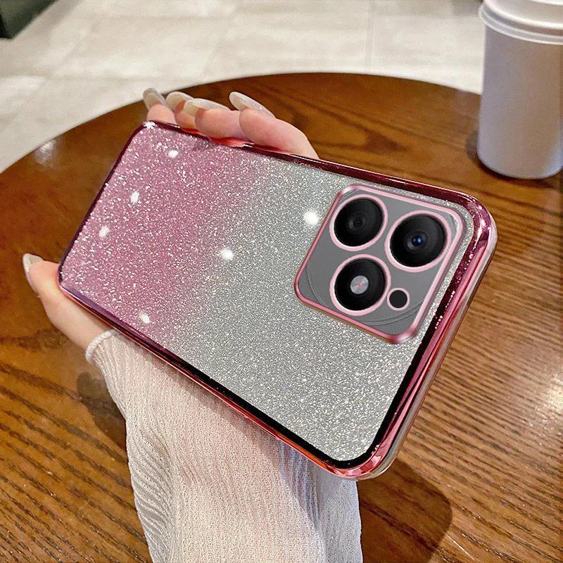 Transparent Silicone Phone Case with Camera Protector Lens Cover