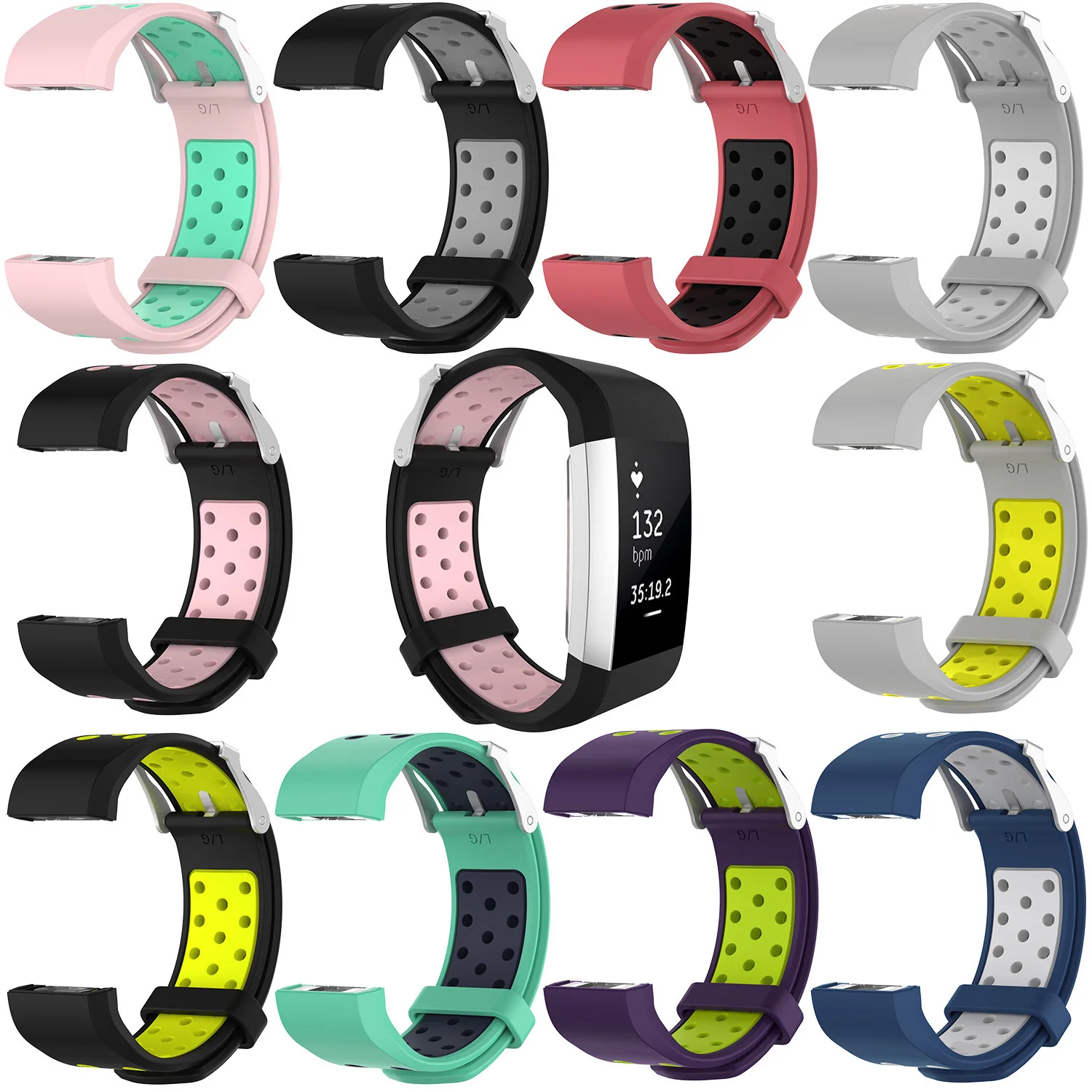 Cinturino In Silicone Per Cinturino Per Orologio Per Fitbit Charge 2 Cinturino Sportivo In Silicone Per Cinturino Fitbit Charge 2 Smart Wristband