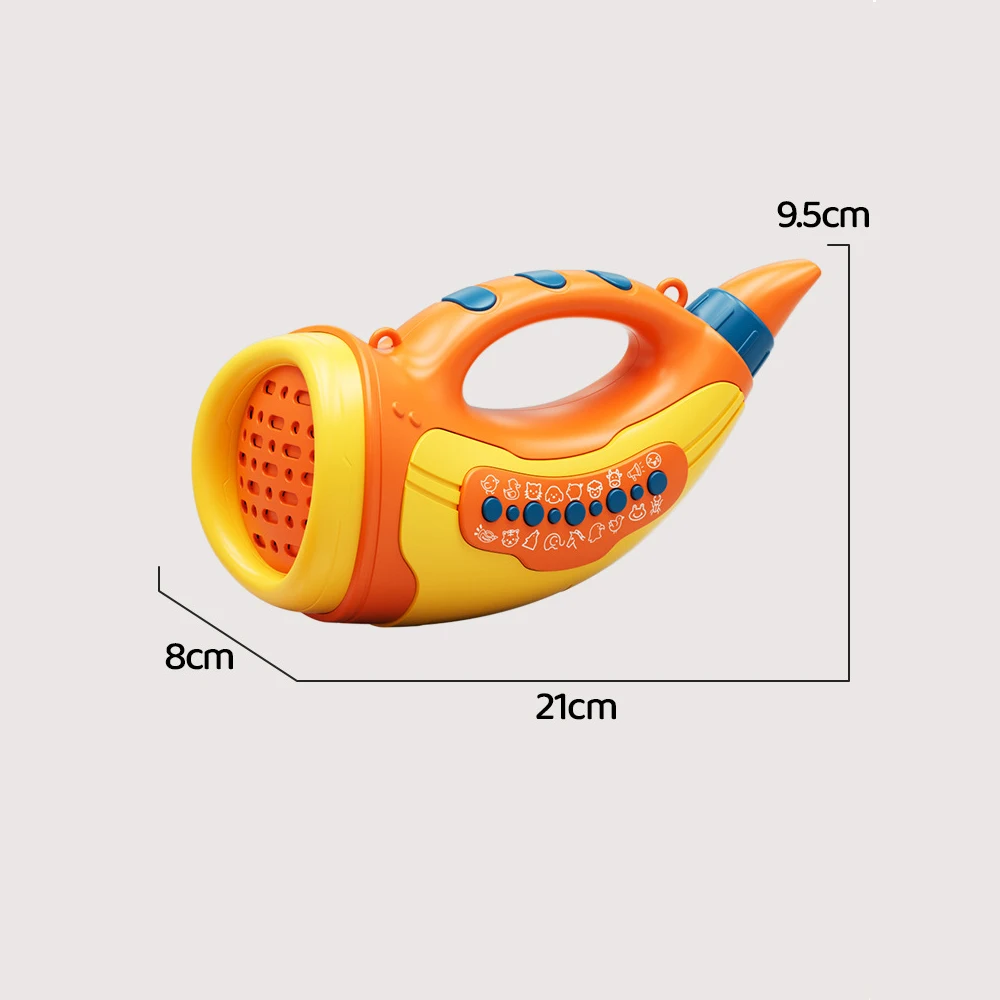 Animal Simulation Call Horn 30 Sound Effects Horn Tiger Elephant Whistle Exercise Lung Capacity Children's Toy Gift animal simulation horn toy