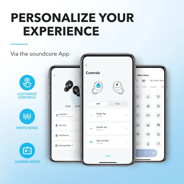 soundcore by Anker A20i True Wireless Earbuds Bluetooth 5.3 soundcore App Customized Sound 28H Long Playtime Water-Resistant 3