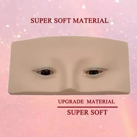 False Eyelash Mannequin Eyes Flat Doll Head For Lash Practice Eyelash Mannequin Doll Face  Korean Makeup Products Tool For Women