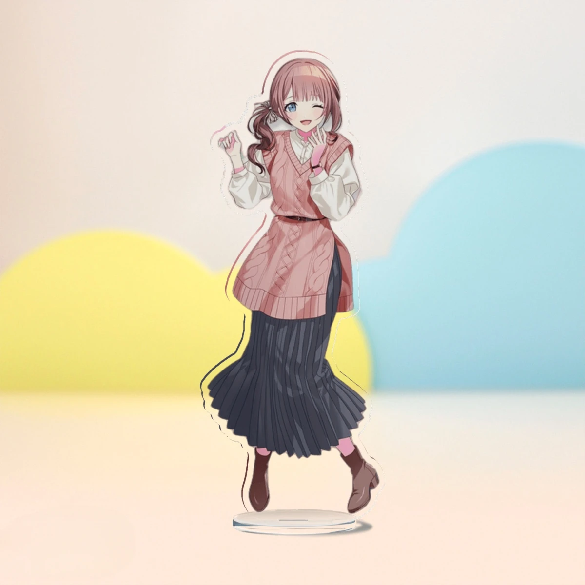 Project Sekai Colorful Stage Plate Desk Decor: Nightcord Collection Ornament Featuring Yoisaki Kanade & Asahina Mafuyu