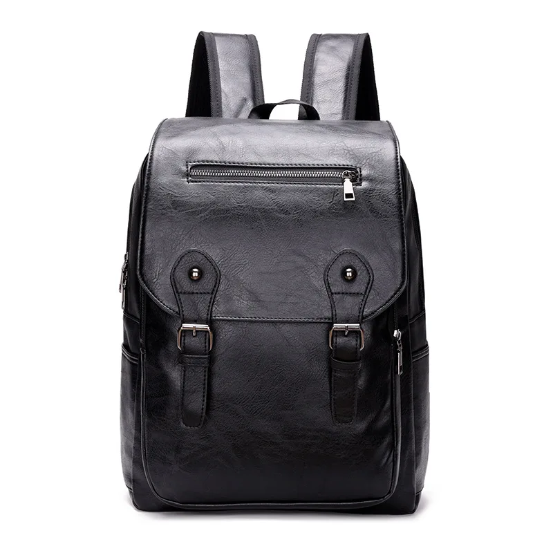 Source SB158 Luxury designer mens waterproof pu back pack bag high quality  logo custom pu leather backpack men on m.