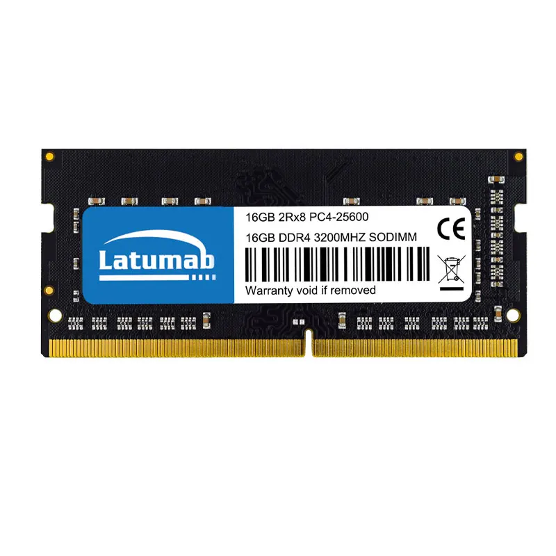 Latumab SODIMM Memoria DDR4 DDR3 DDR3L DDR2 16GB 8GB 4GB 2GB 3200 2666 2400 2133 1866 1600 1333 800 667 MHz Laptop Ram Memoria