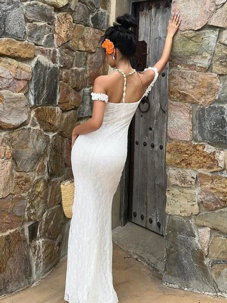 Wmstar Dress Women Wholesale New Autumn 2025 Style Fashionable Individual Sweet Elegant Sleeveless Halter High Waisted Slimming