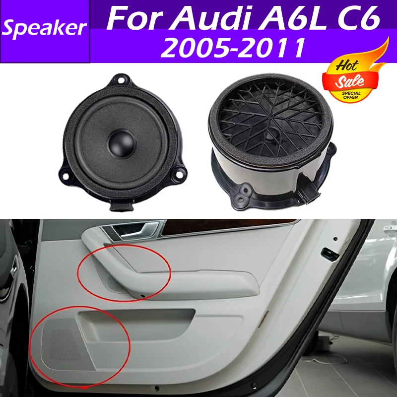 4F0035411 4F0035415 Car Front Rear Door Mid Range Horn Sound