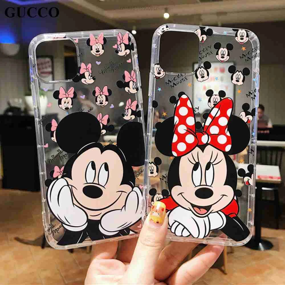 Disney Mickey Mouse Minnie Coque Iphone Case For Iphone 13 12 11 Pro Max Xs X Xr 7 8plus 6s Cover Girls Aesthetic Trendy Female Phone Case Covers Aliexpress