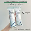 100pcs/200pcs soft and breathable round cotton pad with double-sided texture is used for daily facial cleaning and makeup remova 2