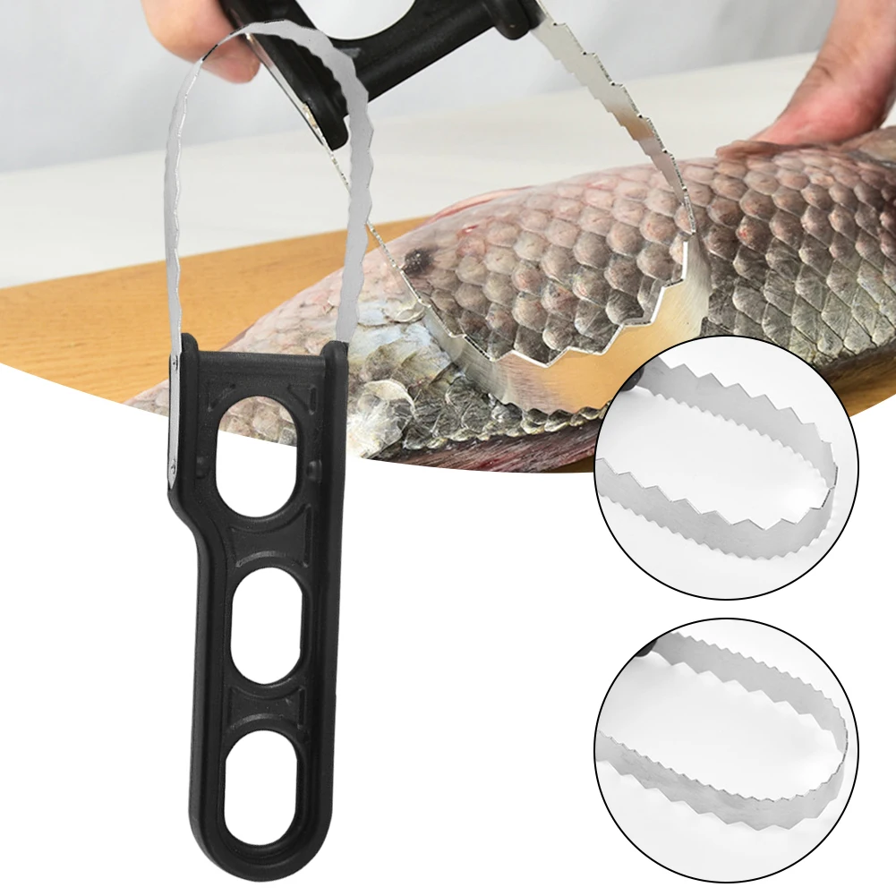 Fish Scaler Remover With Handle Quality Stainless Steel Material For Kitchen Cooking