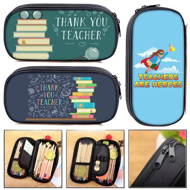 Teacher Survival Kit Makeup Bag Pencil Pouch Preschool Elementary