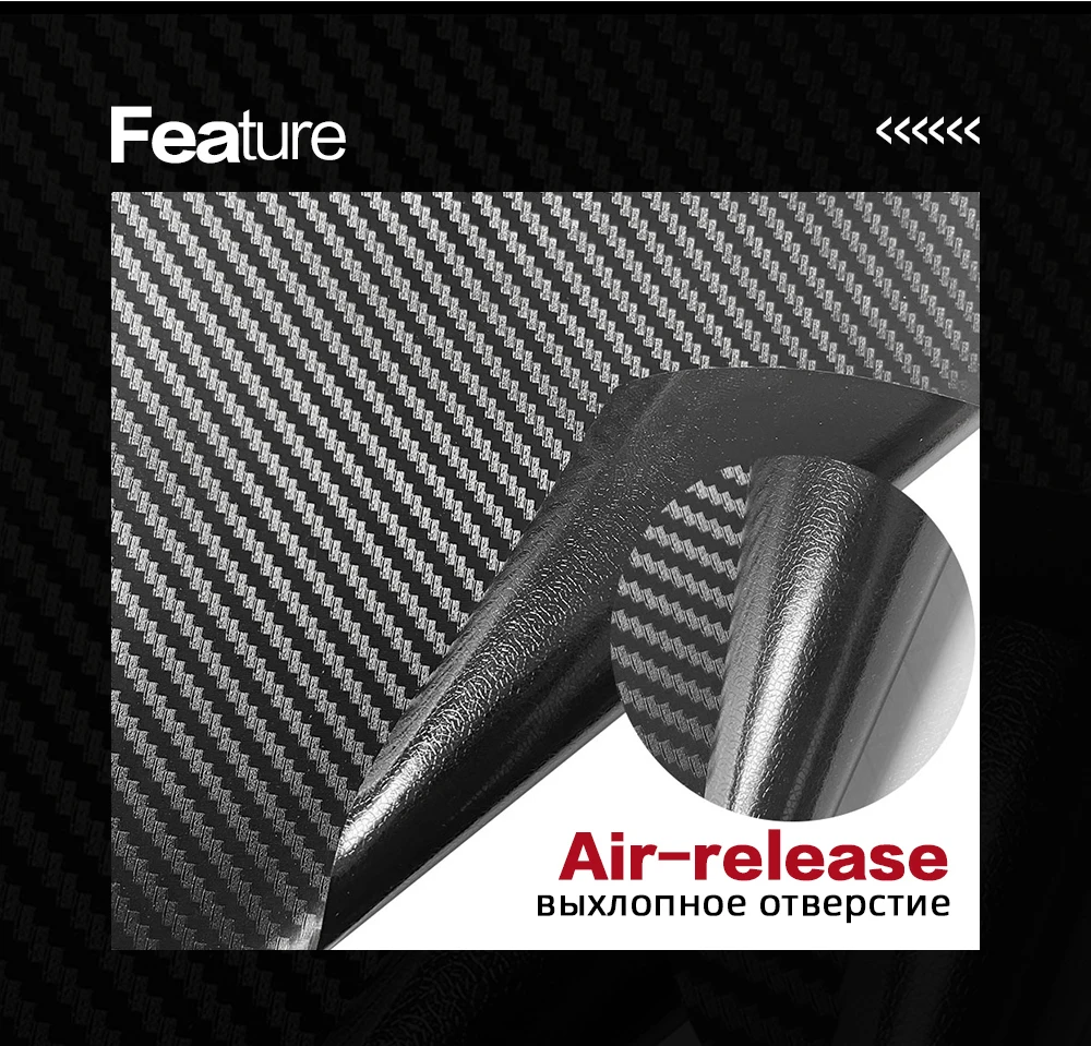 2D 3D 4D 5D 6D Carbon Fiber Vinyl Wrap Film Waterproof Car Stickers Console Computer Laptop Skin Auto Motorcycle Accessories