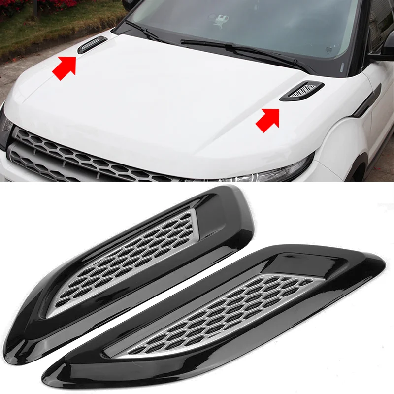 Universal Car Hood Scoop Decoration Cover For Kia Rio 4 Hyundai Creta Prado 120 150 Chevrolet Cobalt Fj Cruiser Jeep Wrangler hood scoop