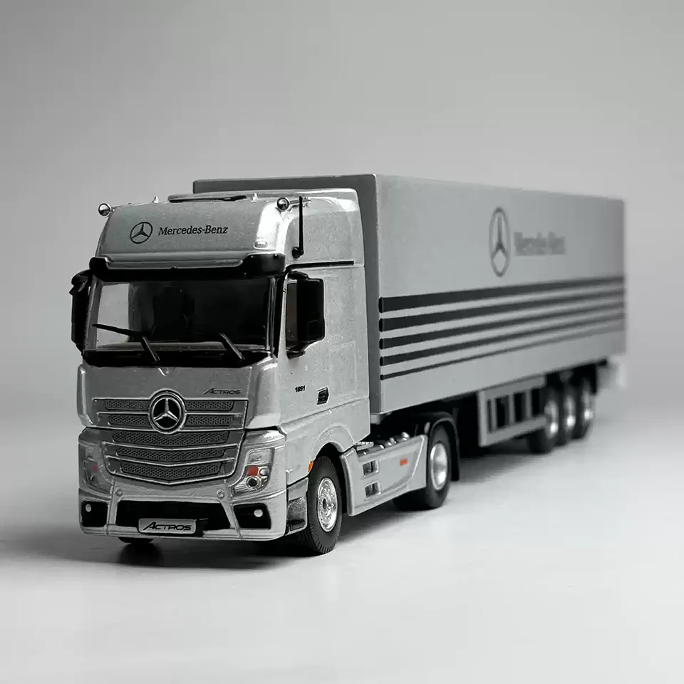 Diecast TimeMicro Perka TM 1:64 Scale Mercedes-Benz Actros Trailer