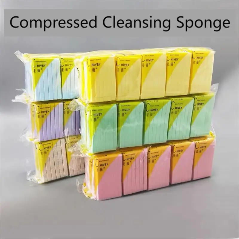 Compressed Strip Face Wash Puff Water Big Seaweed Massage Cleanser Sponge Puff Beauty Tool Manufacturer Wholesale brushless motor jet fan 120 000rpm turbofan high power dust blower compressed air duster keyboard cleaning tool type c interface