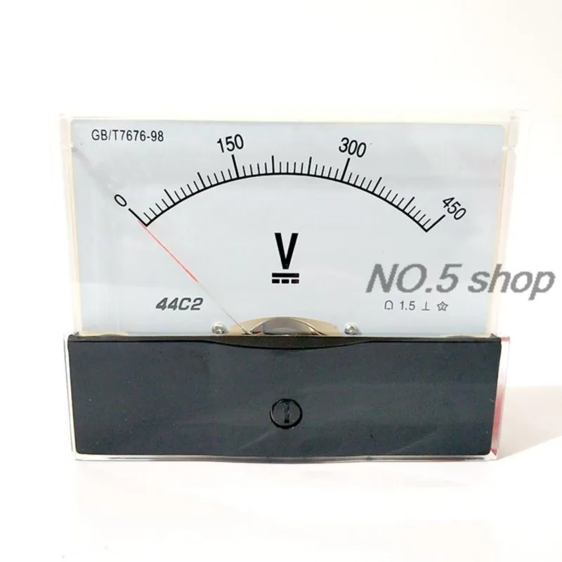 

1 шт 44C2-V указатель типа Вольтметр постоянного тока 5V-1000V