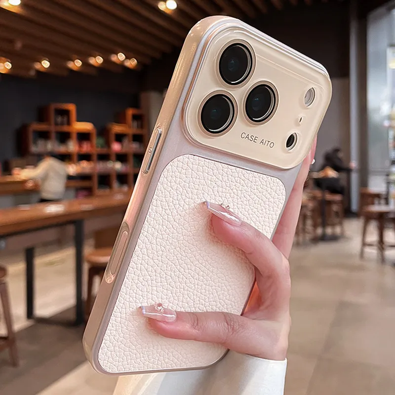 ตัวเลือกสินค้า เคสหนังกันกระแทก กระจกนิรภัย ปกป้อง iPhone 17 Pro Max