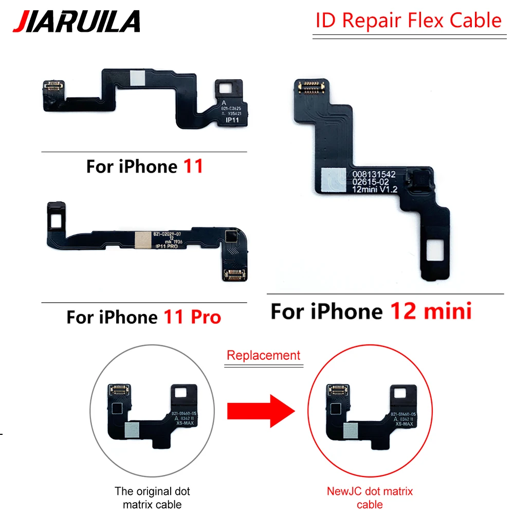 

JC dot matrix cable For IPhone 11 12 Pro X XR XS Dot Projector Read Write Dot Matrix Face ID Dotmatrix Cable Promotion