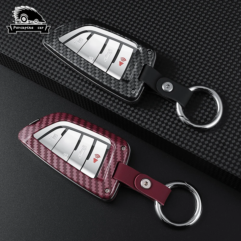 

Alloy Style Car Remote Key Case Cover Shell For BMW X1 X3 X5 X6 X7 1 3 5 6 7 Series G20 G30 G11 F15 F16 G01 G02 F48 Keyless