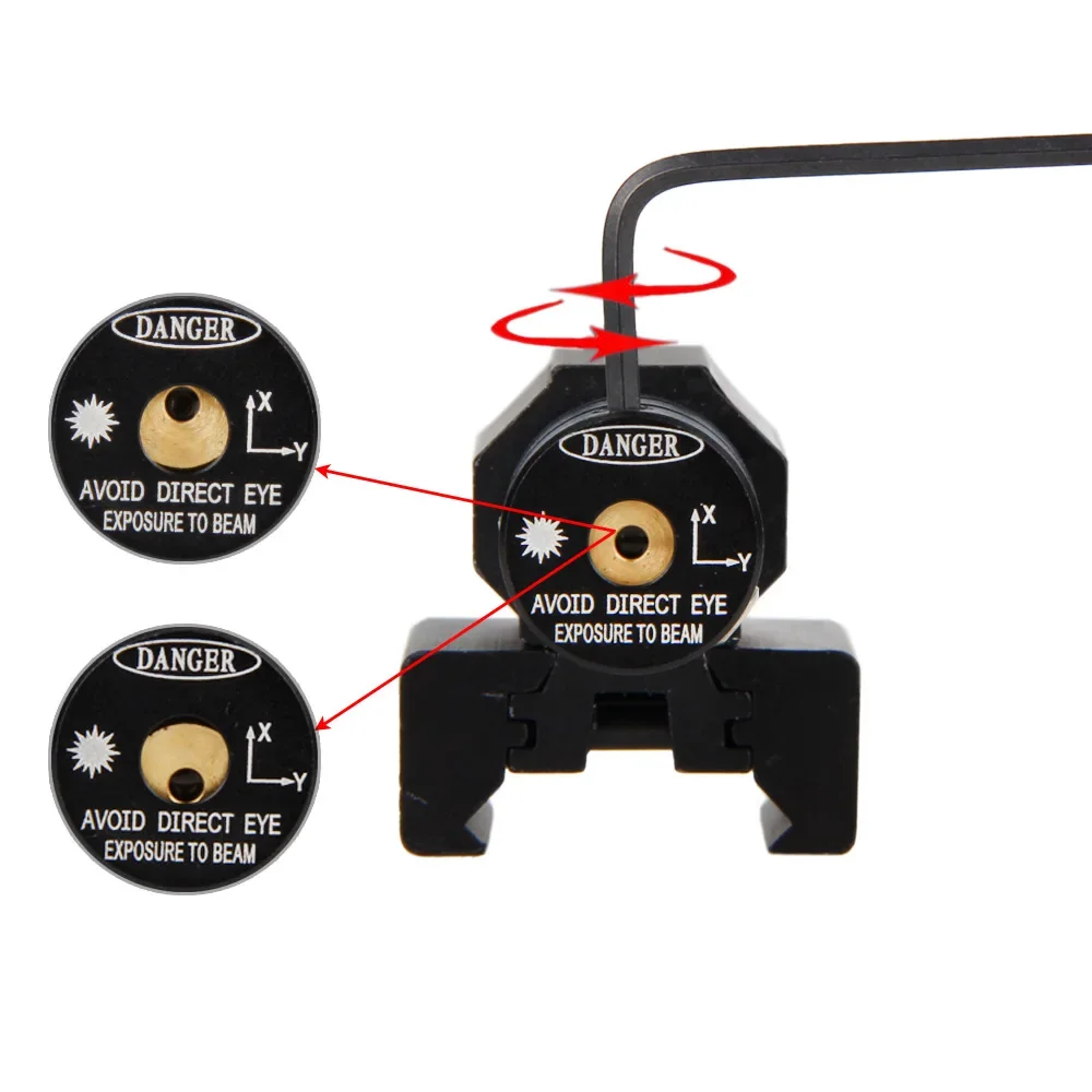 11/22mm Glock Ar15 Red Dot Sight Adjustable Red Light Sight Mini Undermount Dot Infrared Laser Hunting Accessories