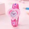 New Fashion Heart shaped Children's Love 3D Cartoon Watch Children's Learning Watch 2