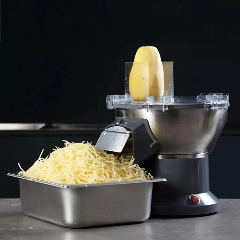 Commercial Vegetable Cutter For Pickled Cabbage Pepper Potato Lemon Mango Electric Vegetable Shredder Slicing Cutting Machine 5