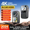 4K/30FPS Sports Camera Dual Screen WiFi Action Camera 6-Axis Anti-Shake APP Remote Control Built-in Battery for Surfing Diving 2